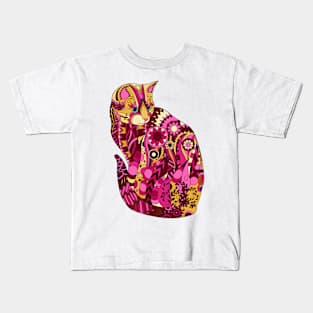 CAT MANDALA 7 Kids T-Shirt